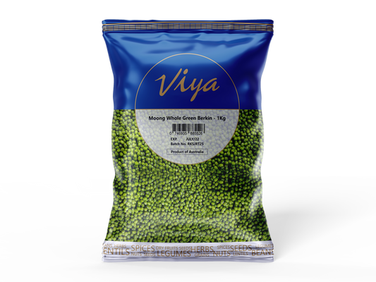 Viya Moong Whole Green Big (Berkin) 1kg
