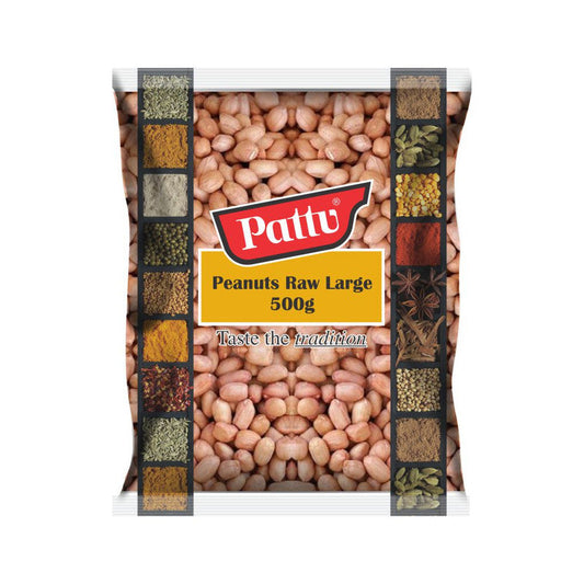 Pattu Peanuts Raw Large 500g