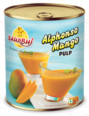 Saurbhi Mango Pulp Alfanso 850g