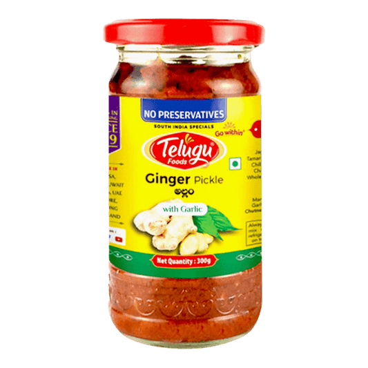 Telugu Ginger pickle with garlic 300g