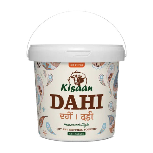 Kisaan Yoghurt Homemade Pot Set(Dahi)2kg
