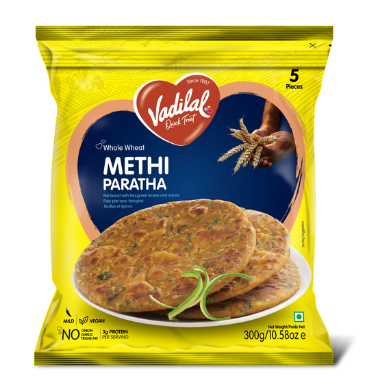 Vadilal Frozen Methi Paratha  5pcs 300g