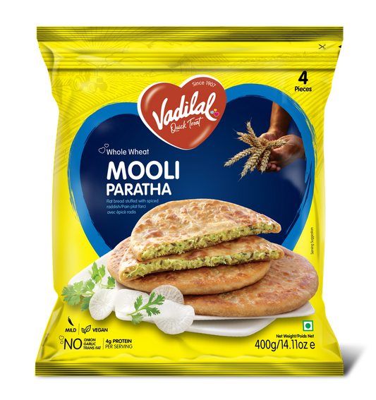 Vadilal Mooli Paratha 4Pc 400Gm