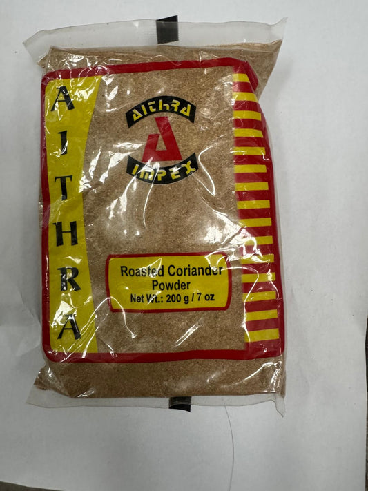Roasted Coriander Pdr 200Gm (Aithra)