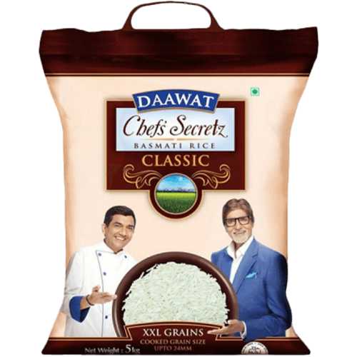 Daawat Classic Basmati Rice(Chef's Secretz) 5kg