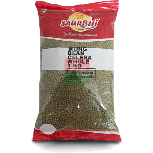 Mung Bean Celera Whole 1kg (Saurbhi)