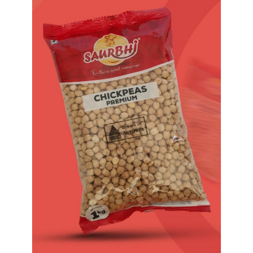 ChickPeas Premium 1kg (Saurbhi)