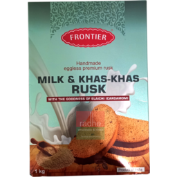 Frontier EgglessMilk & Khas-Khas Rusk1Kg