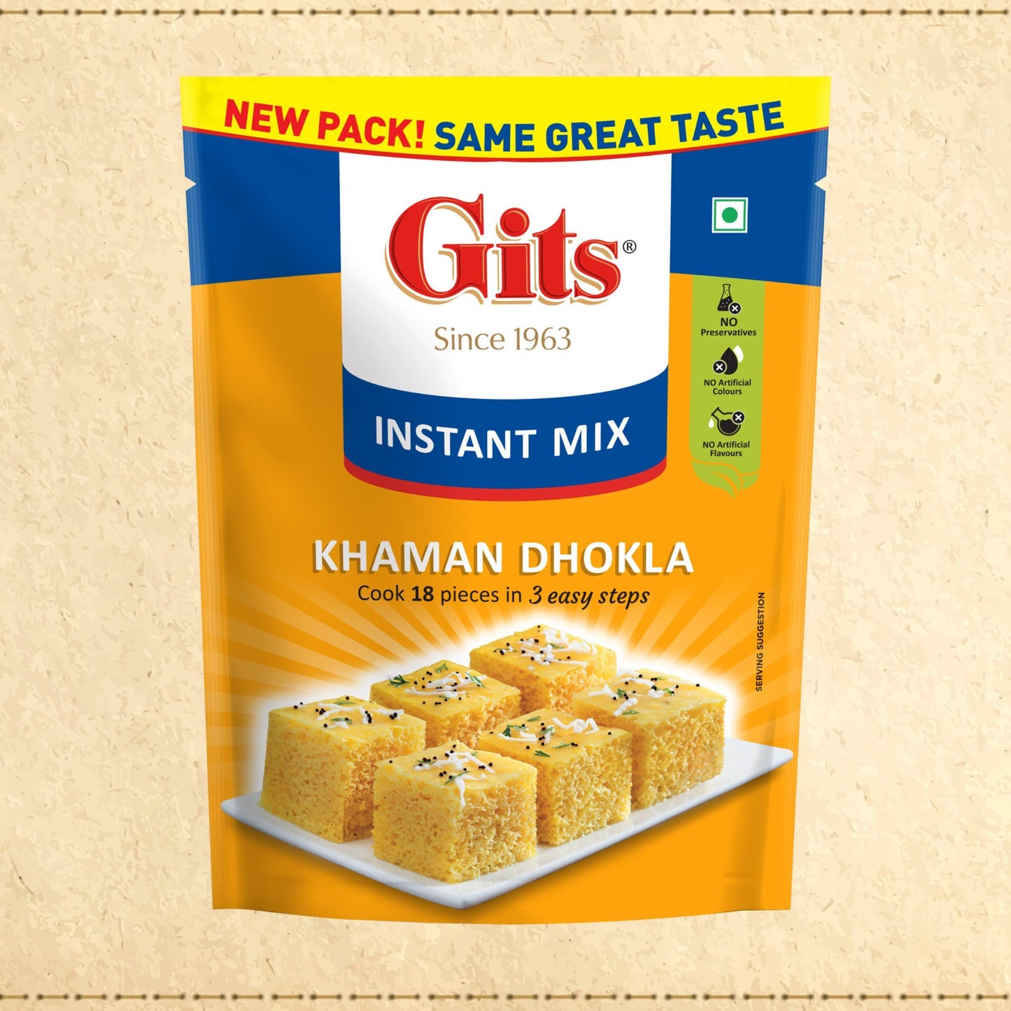 Khaman Dhokla 1Kg (Gits)