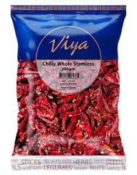 Viya Red Chilli Stemless 200gm