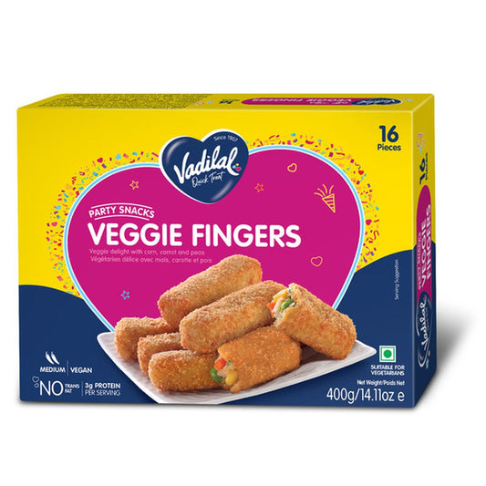 Vadilal Fr Potato Veggie Finger 400g