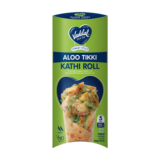 Vadilal Aloo Tikki Kathi Roll 200g