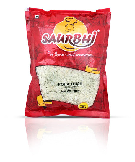 Poha Thick 500g (Saurbhi)