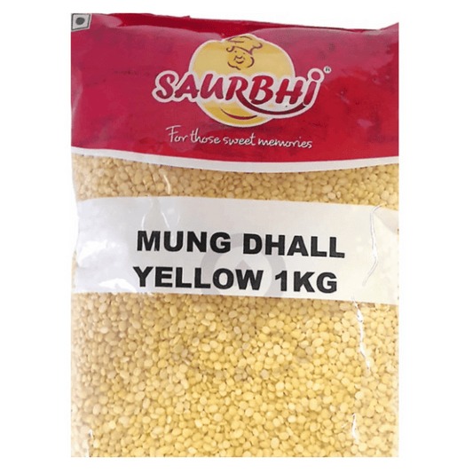 Mung Dhall Yellow 1KG (Saurbhi)